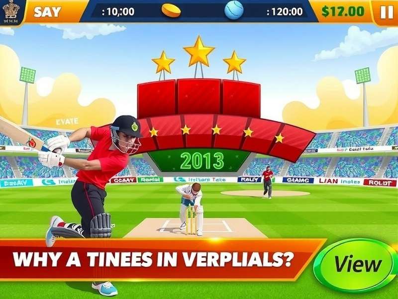 Indian Cricket Masters In-Game Action Indian Cricket Masters Gameplay Screenshot