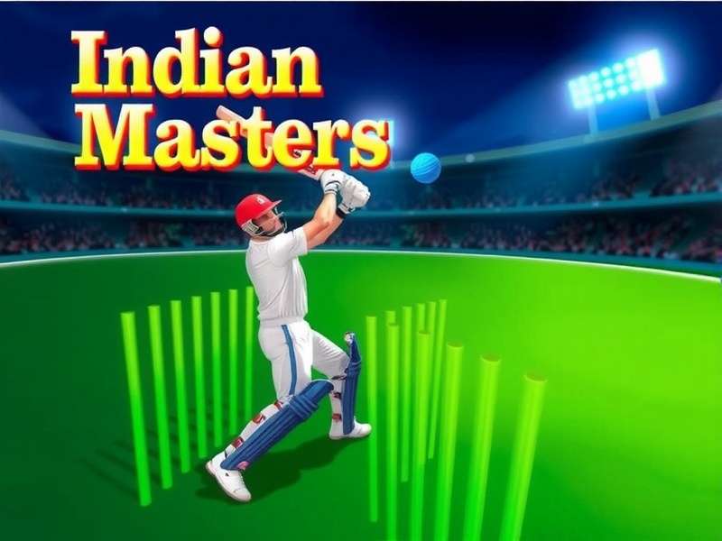 Indian Cricket Masters Official Game Cover Indian Cricket Masters Game Cover